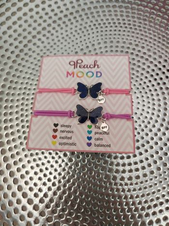 Bracelet d'amitié élastique papillon