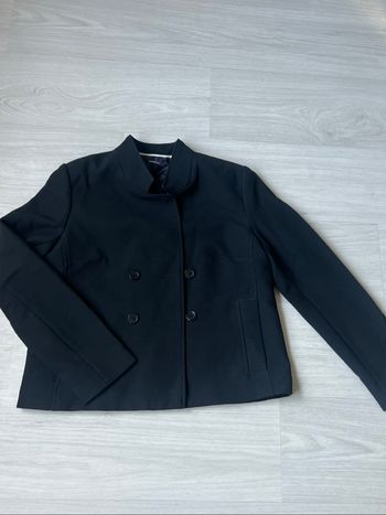 Veste court noir femme