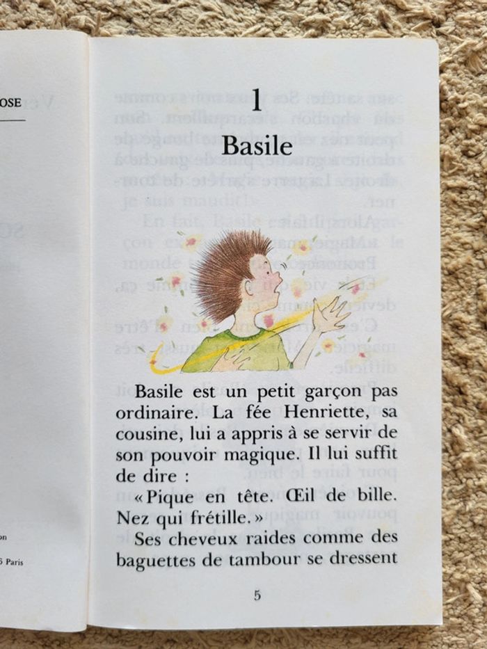 Livre enfant Basile et la scourloutoune de Véronique M. Le Normand Bibliothèque mini-rose - photo numéro 4