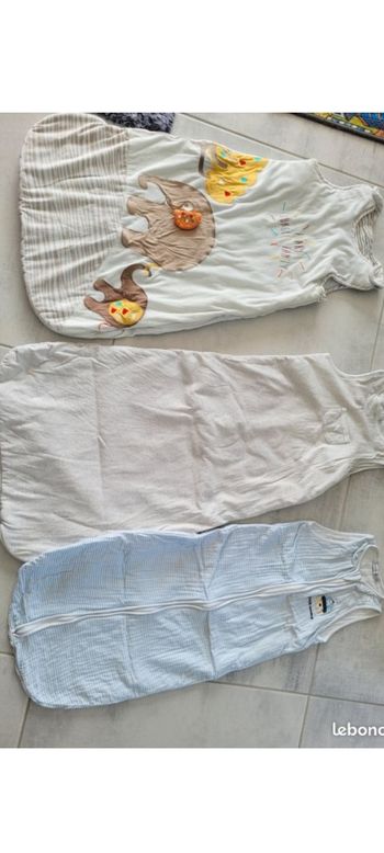 Lot 3 gigoteuses 6 24 mois