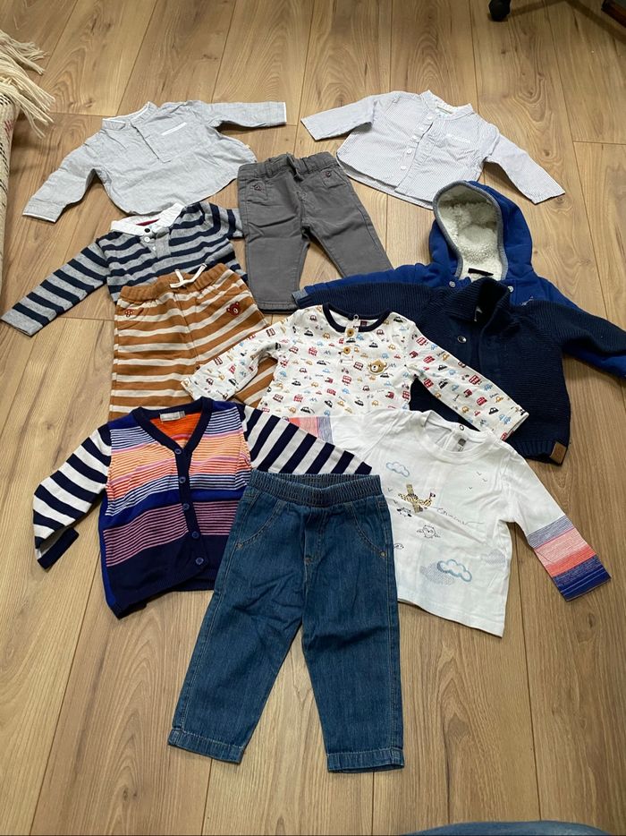 Lot vêtements chauds bebe garçon 6 mois - photo numéro 2