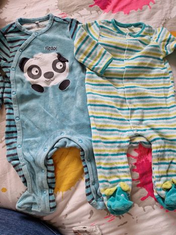 Lot de 2 pyjama orchestra 6 mois