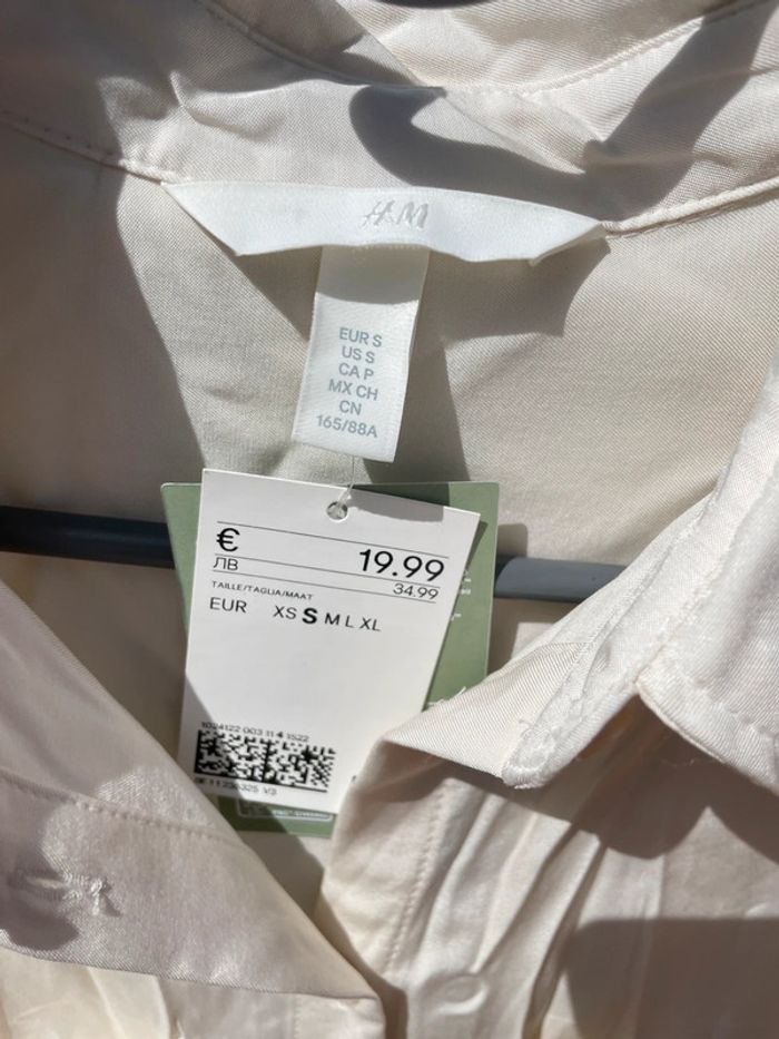 Chemise longue h&m taille s - photo numéro 3
