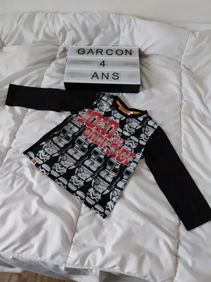 Haut de pyjama garçon 4 ans Star Wars