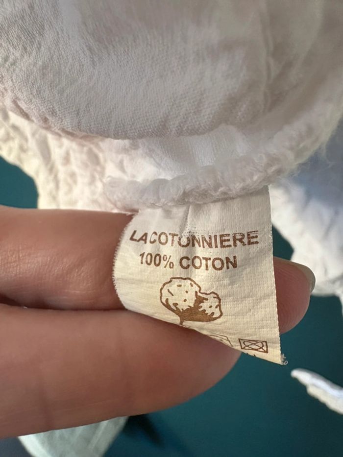 Magnifique sur chemise ou Petit blouson léger La Cotonnière T4 blanche - photo numéro 6