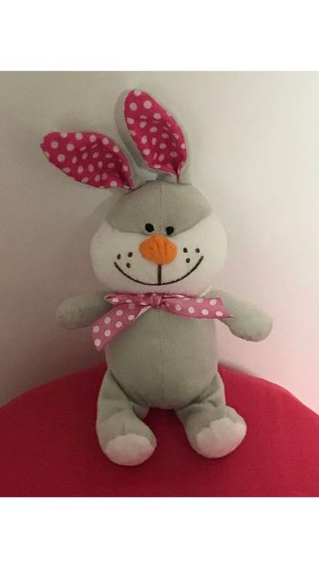 Peluche doudou lapin fizzy