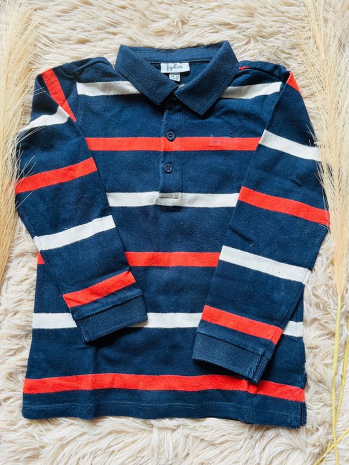 T-shirt manches longues Marinière - photo numéro 2