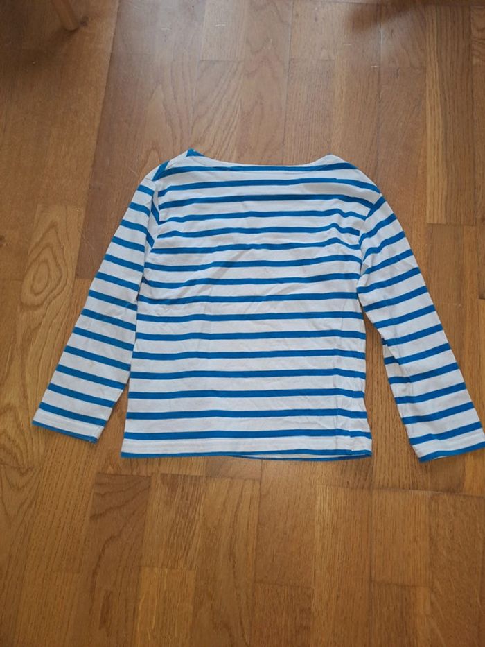 Tee-shirt marinière hublot taille 3 ans - photo numéro 4