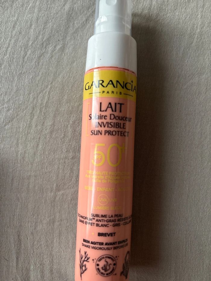 Lait solaire garancia invisible - photo numéro 2
