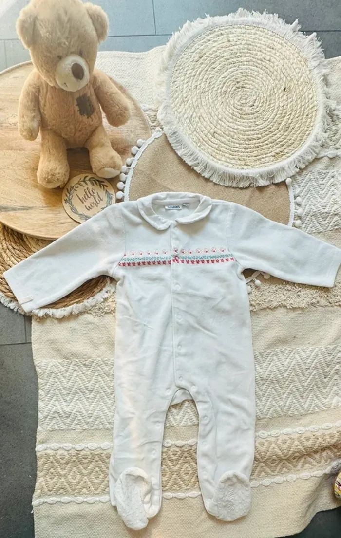 Pyjama Noukie’s blanc 18M 86cm - photo numéro 2