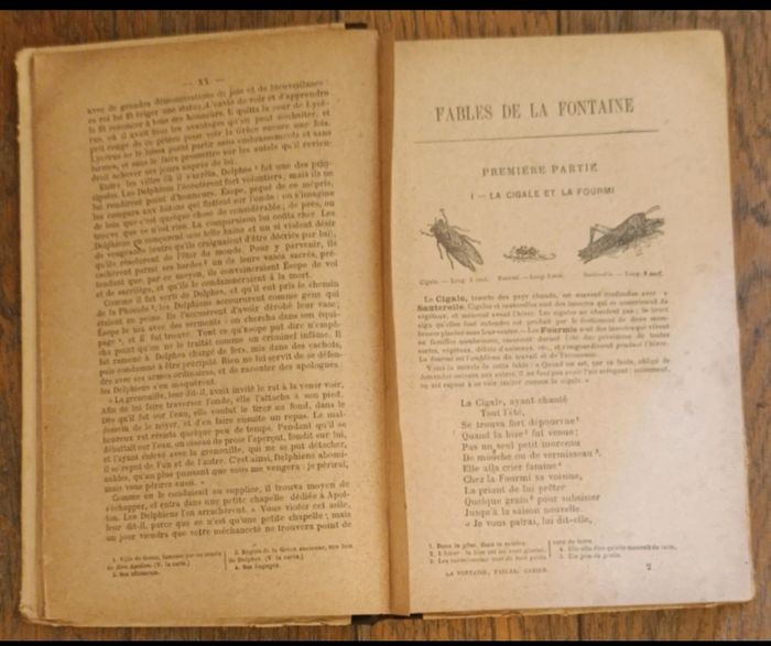 Livre ancien Les fables de la Fontaine 1938 - photo numéro 8