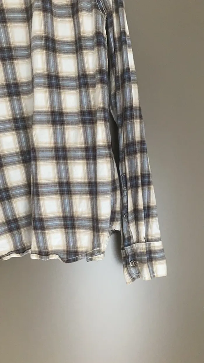 Chemise homme manches longues à L Japan Rags rayures et carreaux - photo numéro 11