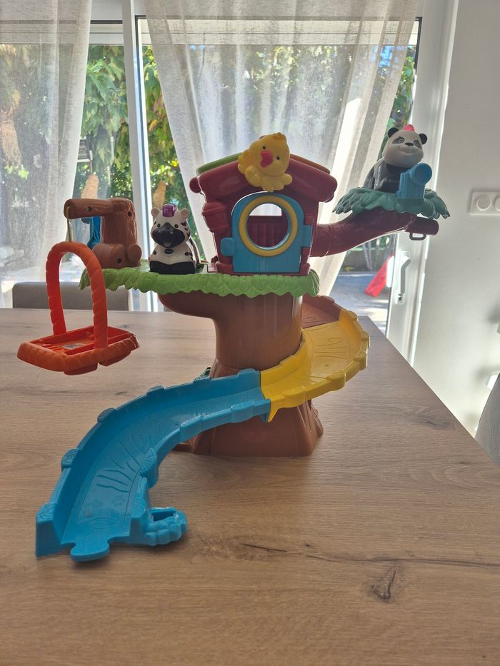 Cabane dans l'arbre tut tut animaux + zèbre et panda - photo numéro 3