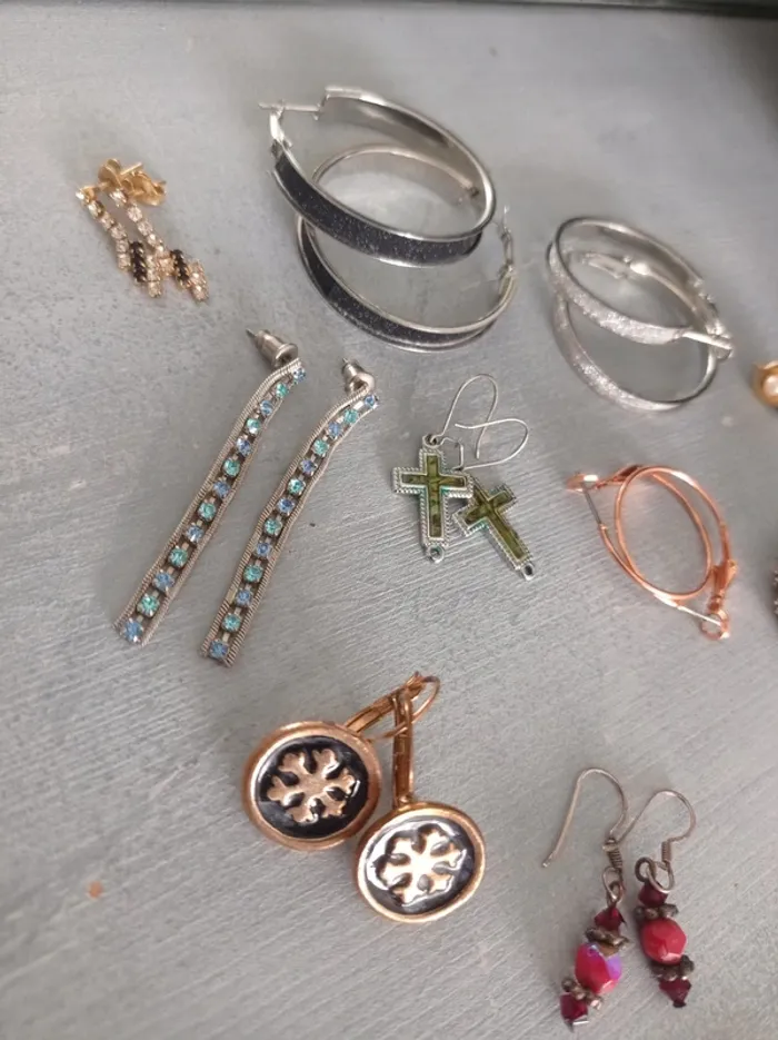Lot:Boucles/Points d'oreilles, Créole - photo numéro 4