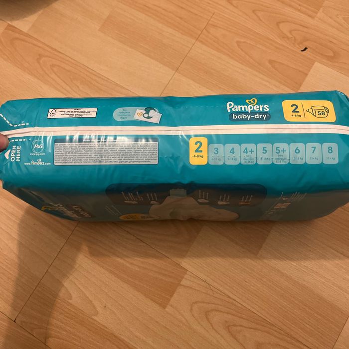 Pampers baby dry taille 2 - photo numéro 2
