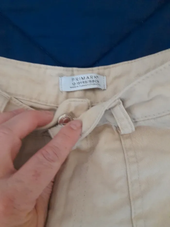Pantalon cargo beige taille 12 ans - photo numéro 3