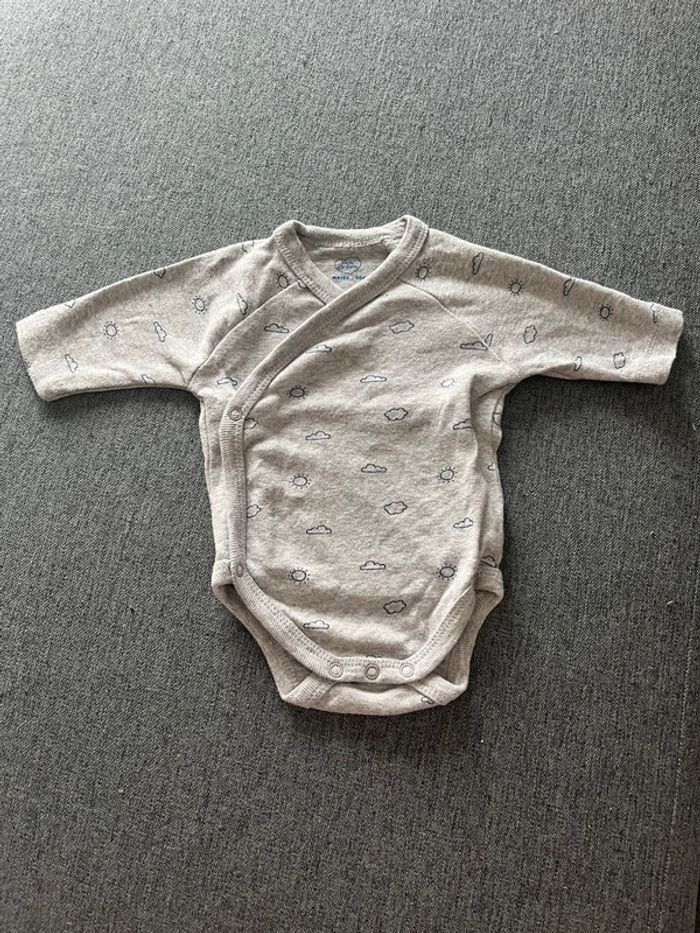 👶 Lot de 6 bodies croisés bébé Naissance/Taille 1 mois (50cm) - photo numéro 8