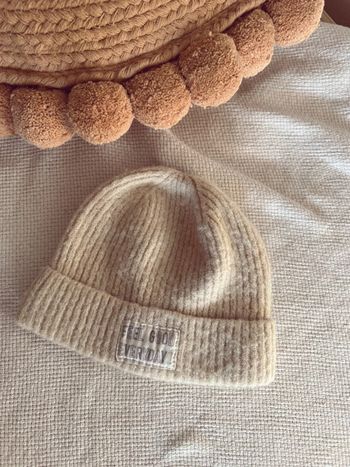 Bonnet beige Kiabi mixte 2 3 ans