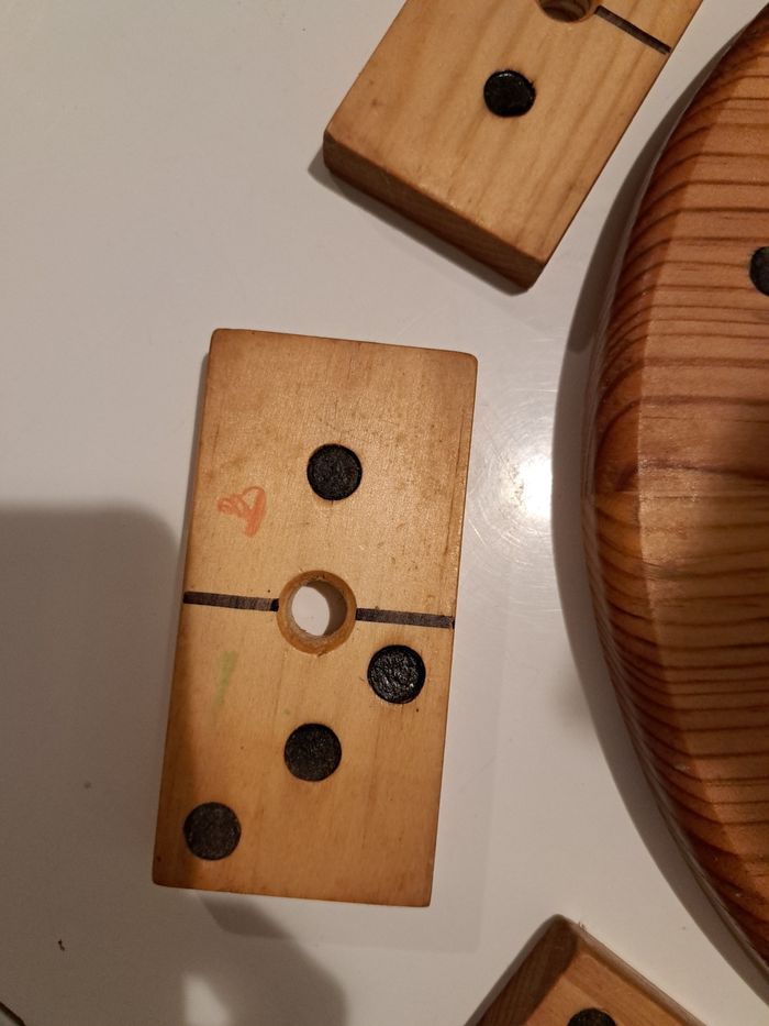 Jeu dominos en bois - photo numéro 3
