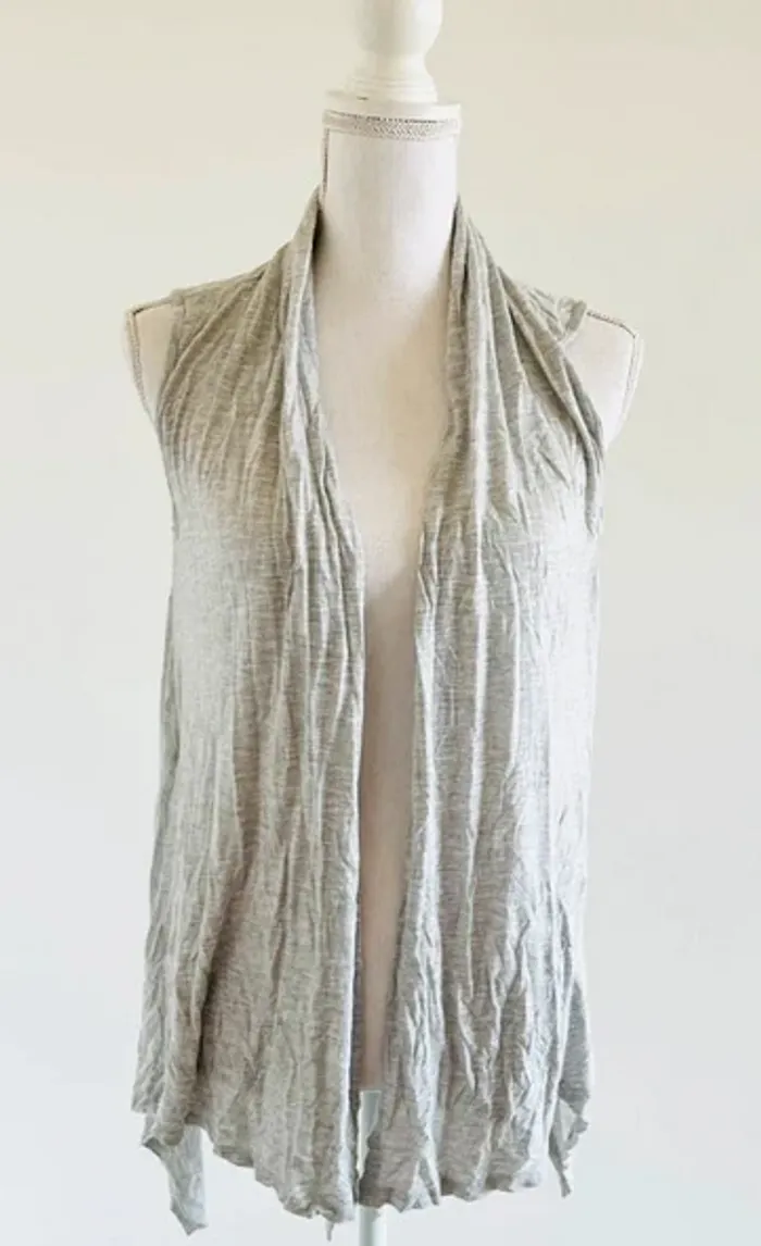 Gilet sans manches gris - photo numéro 2