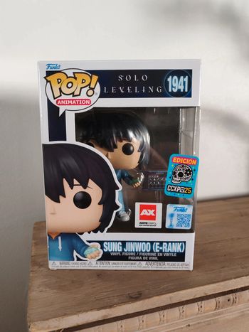 Figurine funko pop sung jinwoo E-rank CCXP 25