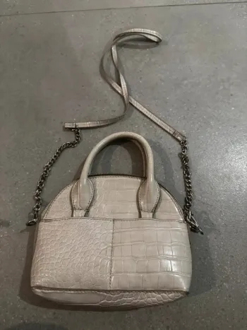 Sac à bandoulière beige Zara, très bon état, 21x16cm