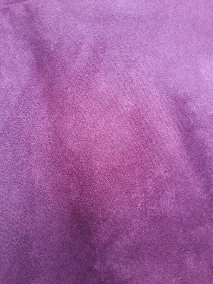 Jupe bordeau avec dentelle - photo numéro 4