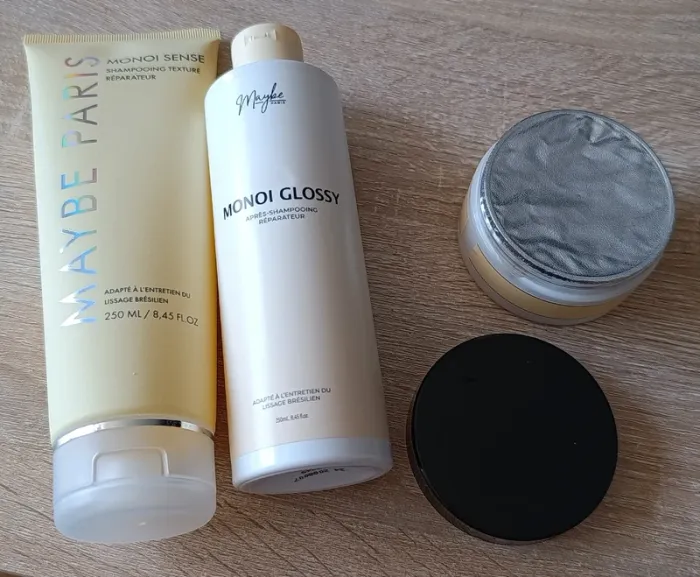 Gamme cheveux Maybe paris Monoi 1 shampooing+1  masque + 1 après shampooing - photo numéro 3