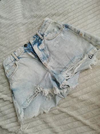 Short en jeans