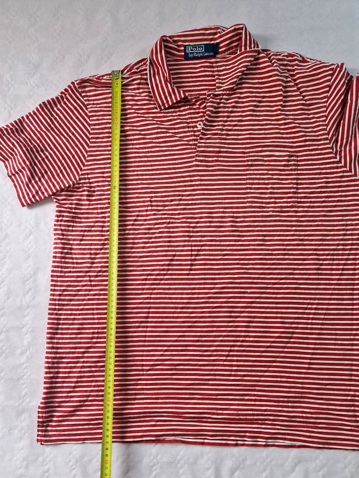 Polo manches courtes , a rayures , homme , Ralph lauren , taille XL - photo numéro 5