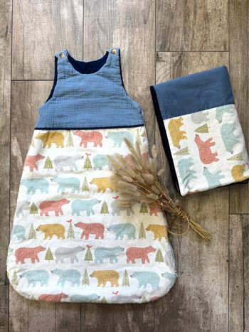 Gigoteuse et couverture fait main