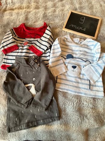 Lot vêtement 9 mois 