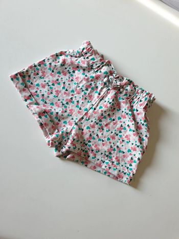 Short cœurs coton