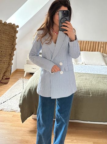 Blazer Rayé Mango Printemps/ été 🐬