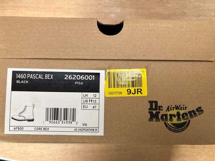 Chaussures Homme Dr Martens 1460 PASCAL BEX EN CUIR noir Taille 47 - photo numéro 9