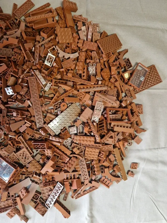 1kg lego vrac marron - photo numéro 3