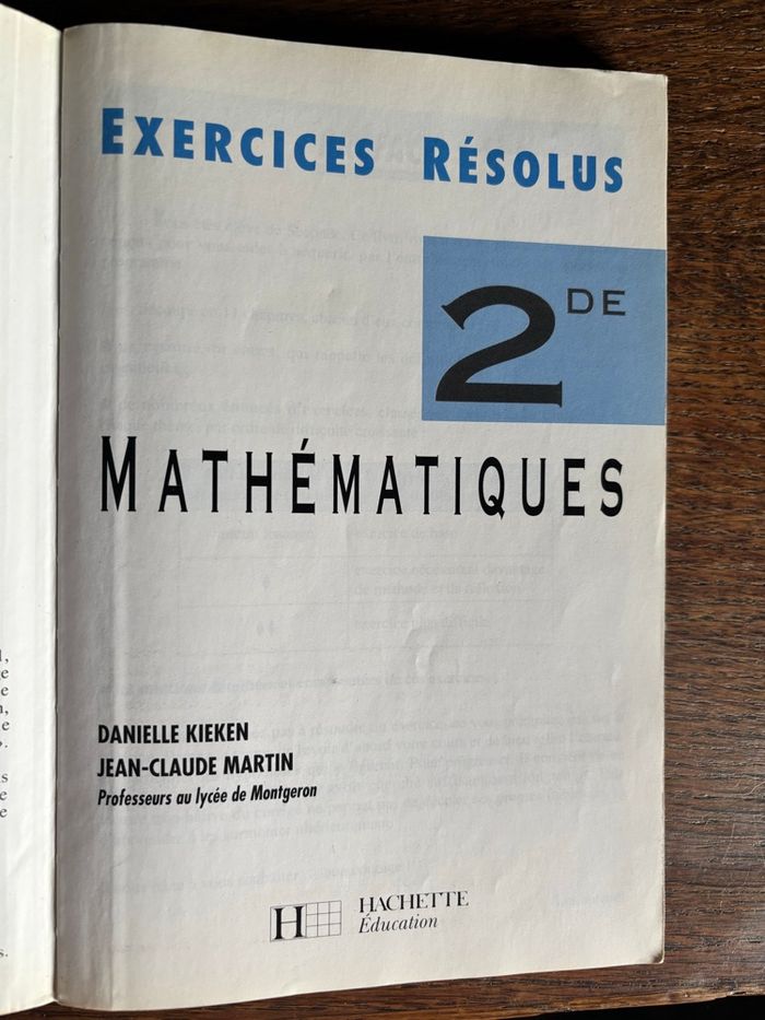 Mathématiques seconde avec exercices résolus - photo numéro 4