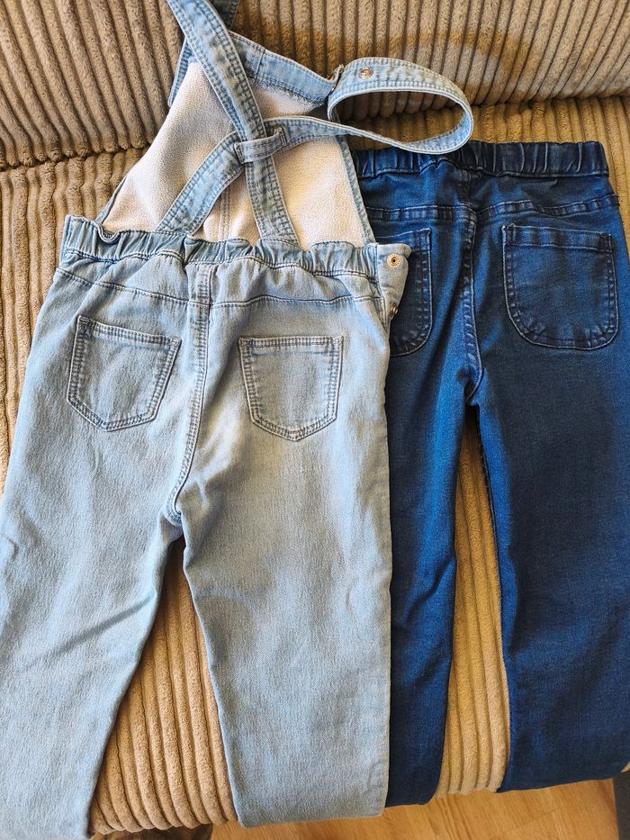 Lot une salopette et un jean - photo numéro 3
