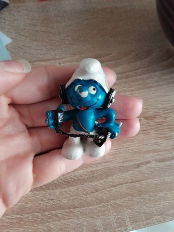 Magnifique schtroumpf ancien CB/reporter