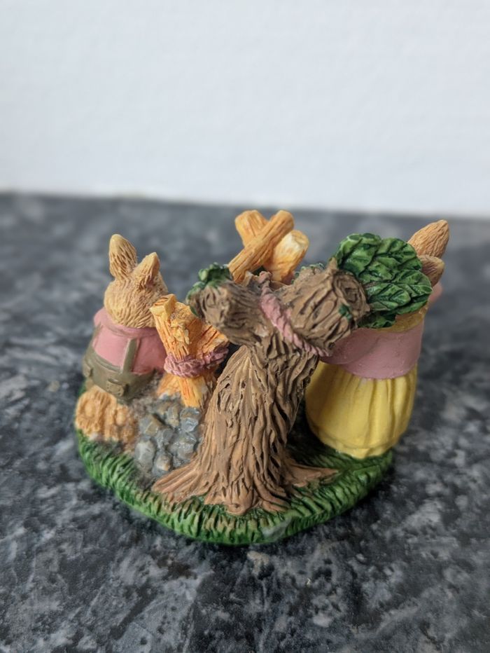 Figurine décorative lapins lunch - photo numéro 5