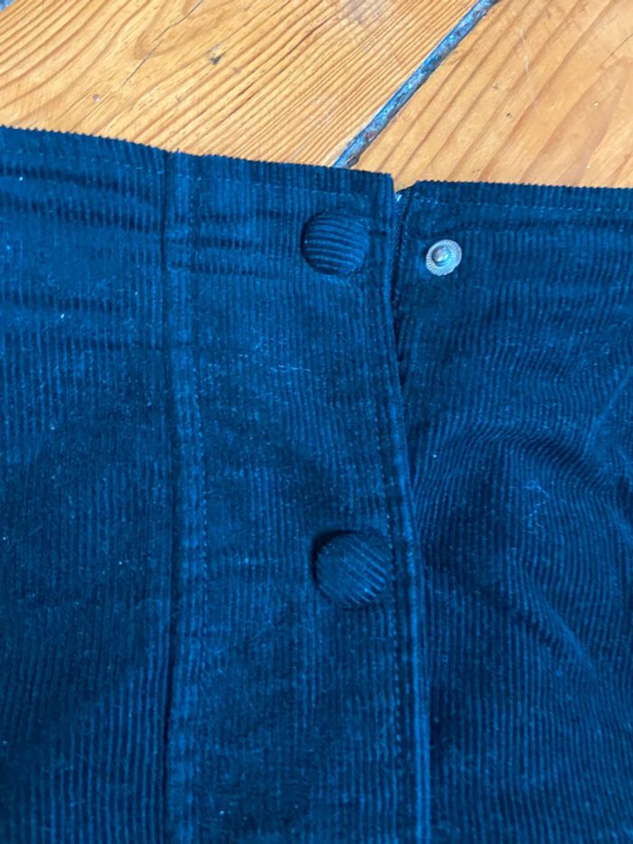 Mini jupe velours noir taille 38 promod - photo numéro 2
