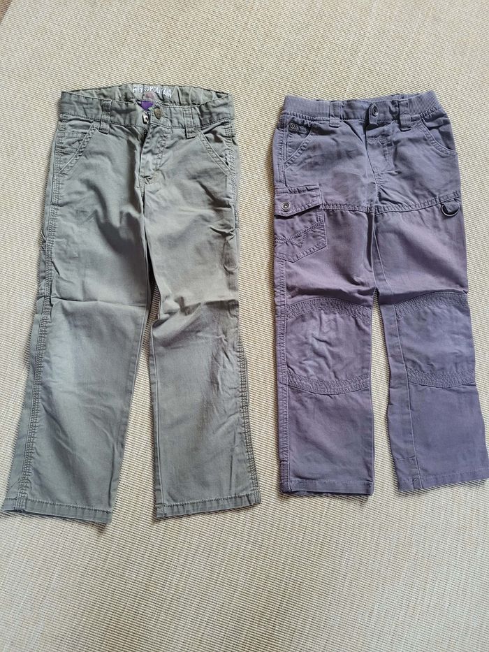 1 lot de 2 pantalons mi-saison