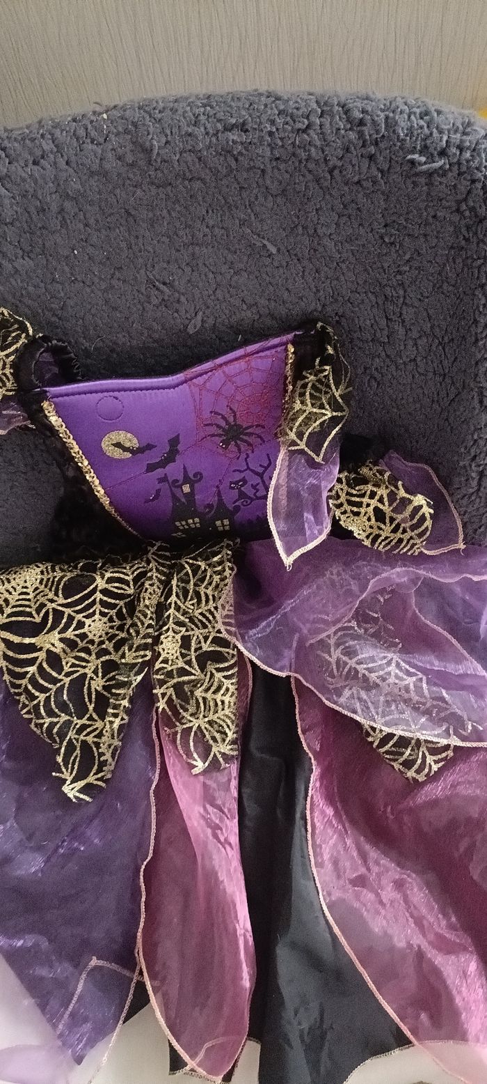 Robe sorcière halloween enfant - photo numéro 2