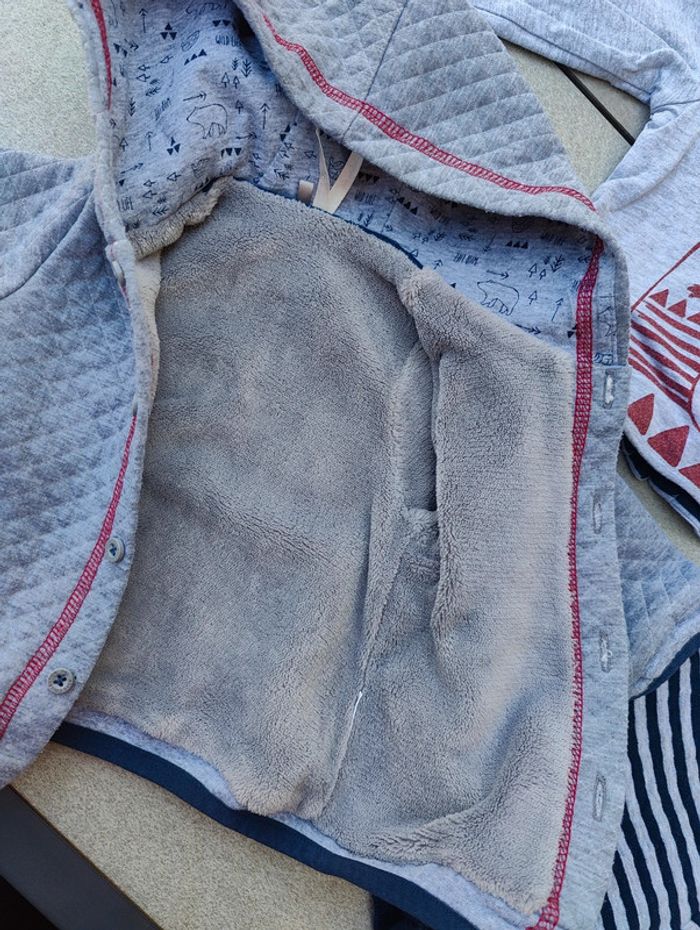 Ensemble 3 pièces orchestra garçon gris 3 mois - photo numéro 4