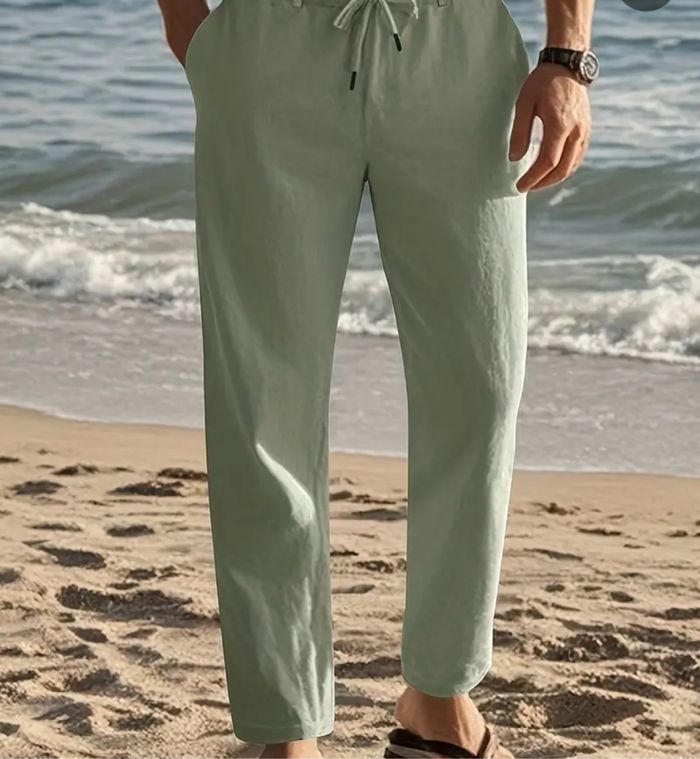 Pantalon été vert