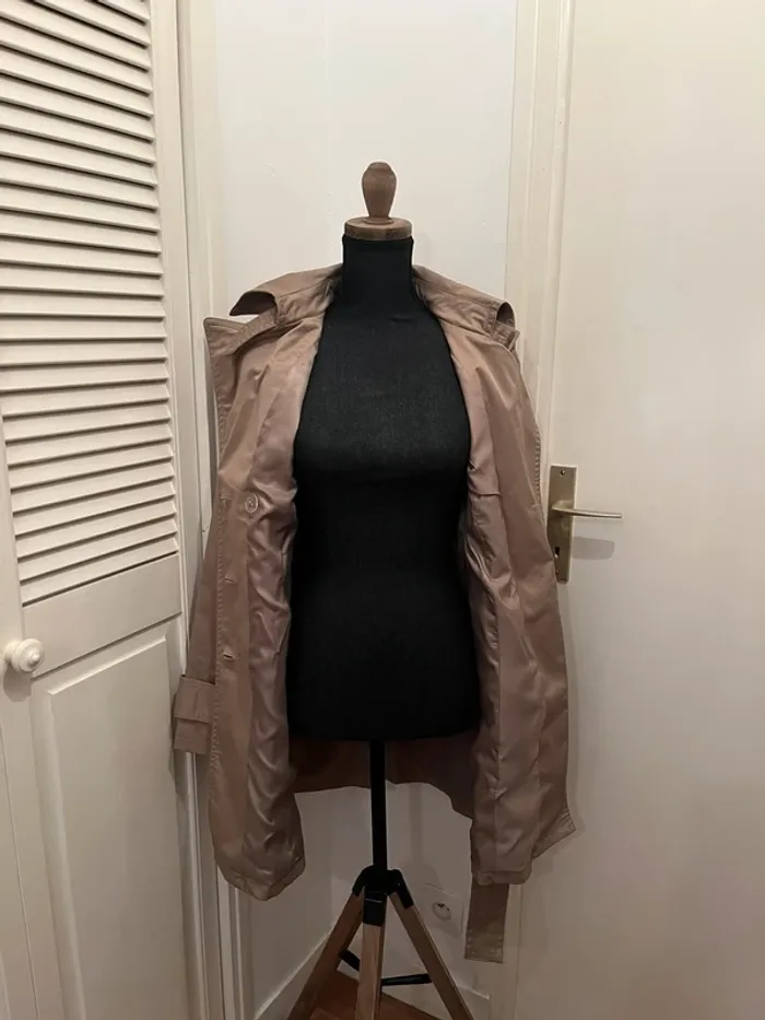 Veste - trench - camel - taille 36 - photo numéro 11