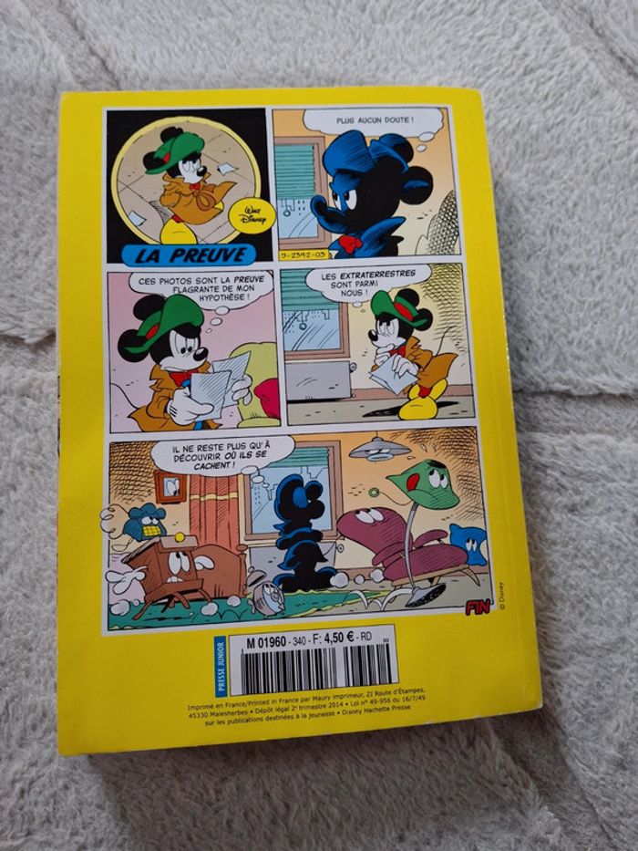 Livre mickey parade géant disney hachette presse Walt disney ancien année 2014 - photo numéro 2