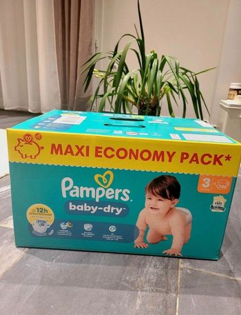 Couches Pampers baby-dry t3