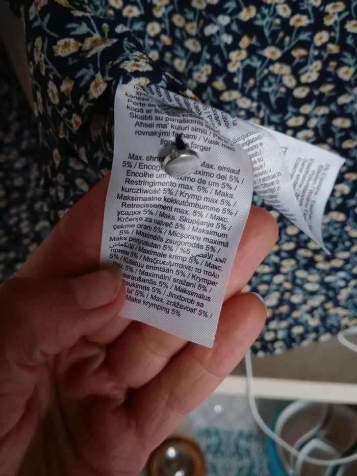 Blouse femme s fleurs c39 - photo numéro 12