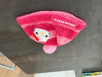 Bonnet hello kitty fait main Neuf